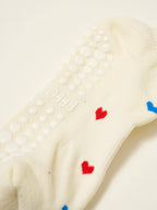 🇺🇸 USA Mini Heart Petal Grip Pilates Socks