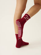 🎀 Ribbon Petal Grip Pilates Socks