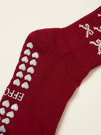 🎀 Ribbon Petal Grip Pilates Socks